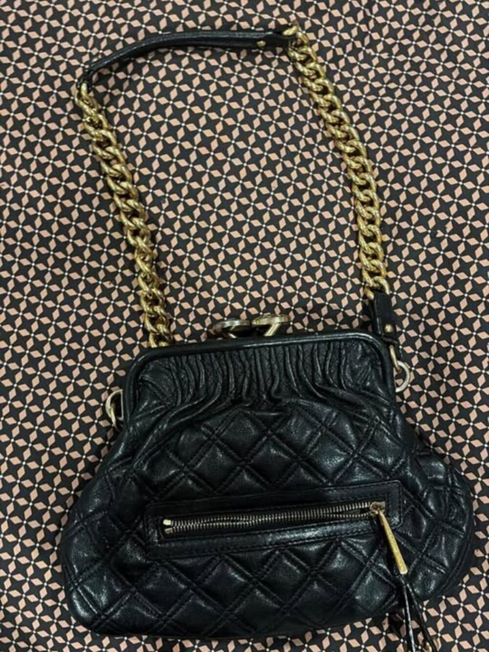 Marc Jacobs Little Stam Black Leather Bag